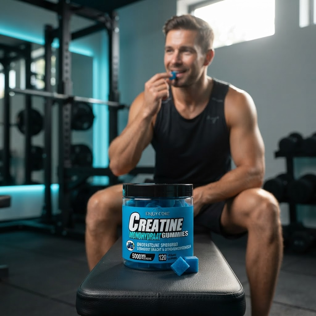 Creatine Monohydraat Gummies – Bosbessensmaak | 120 Vegan Gummies